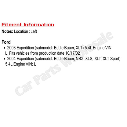 Catalytic Converter for Ford Expedition (2003–2004) Driver Side Aluminized Steel