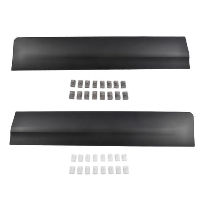 2X Black Rear Lower Door Trim Molding for 2017-2025 Cadillac XT5