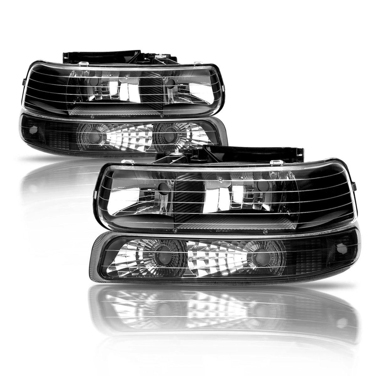 Pair of Headlight Bumper Lamps for 2000-2006 Chevy Silverado Suburban Tahoe