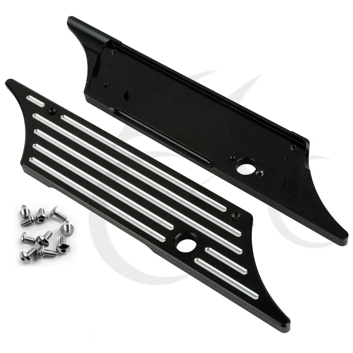 Saddlebag Latch Covers (Black) for Harley Electra Glide 1993-2013