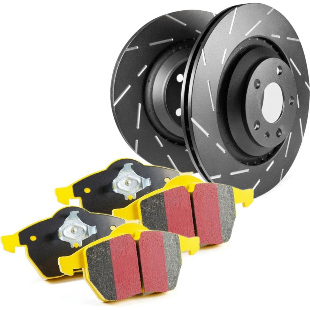 Brake Disc and Pad Set of 2 for Chevy Yukon Suburban