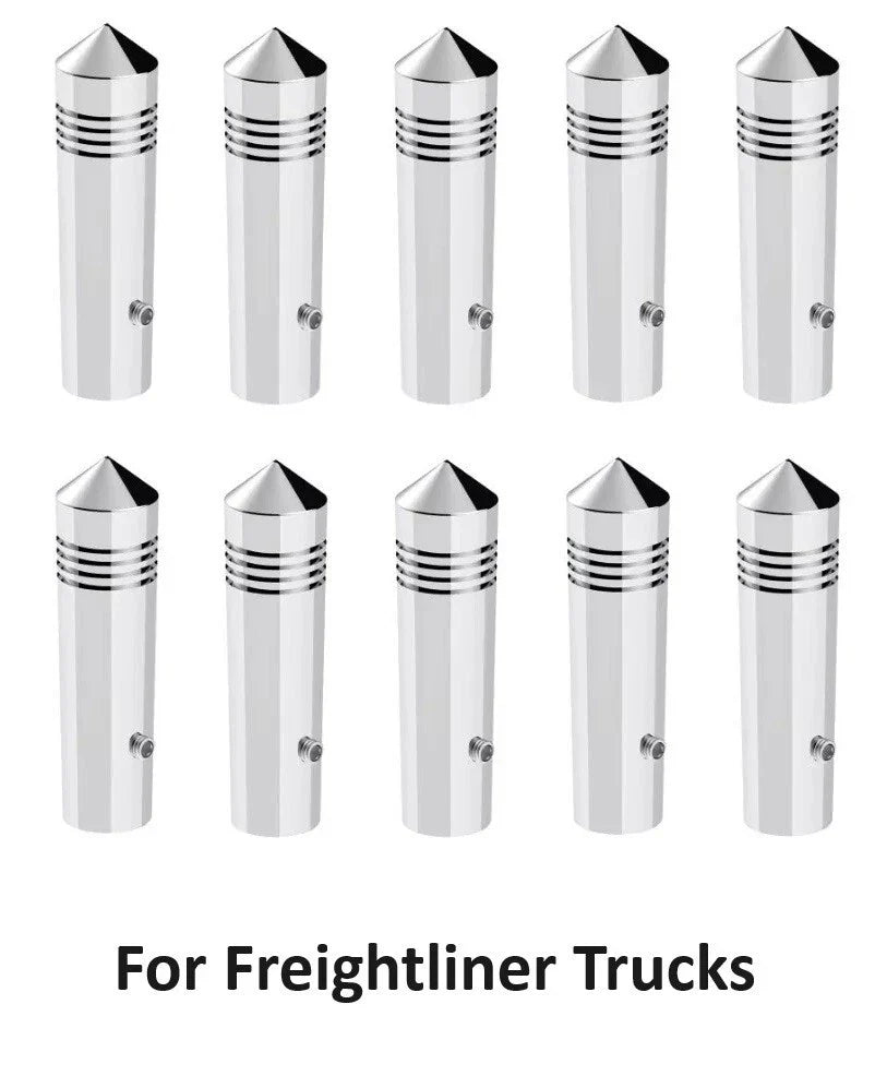 Chrome Spike Toggle Switch Extensions for Freightliner FLAT (2-3/8")