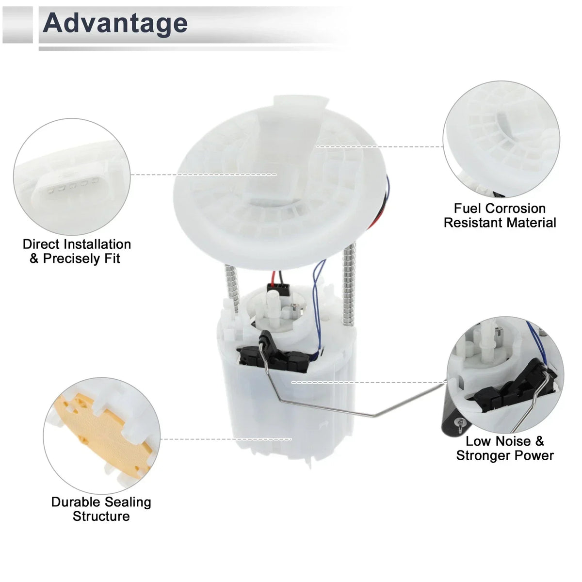 Fuel Pump Assembly Compatible with Dodge Charger, Challenger 2017-2022