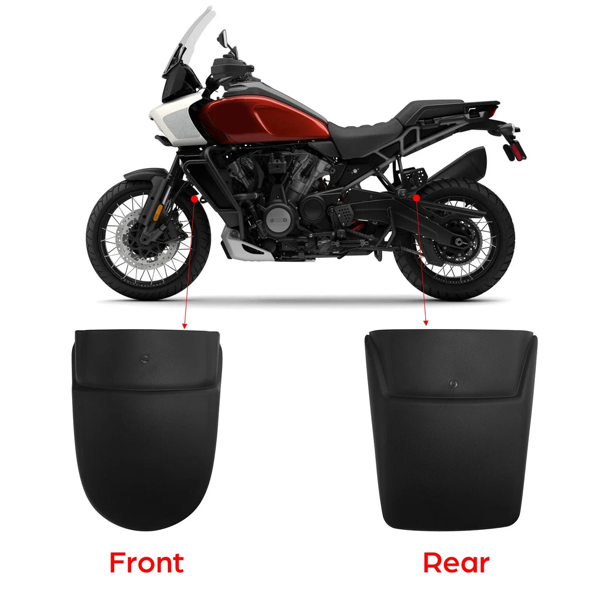 Fender Mudguard Set for Harley Pan America RA1250 Special RA1250S (2021–2025)
