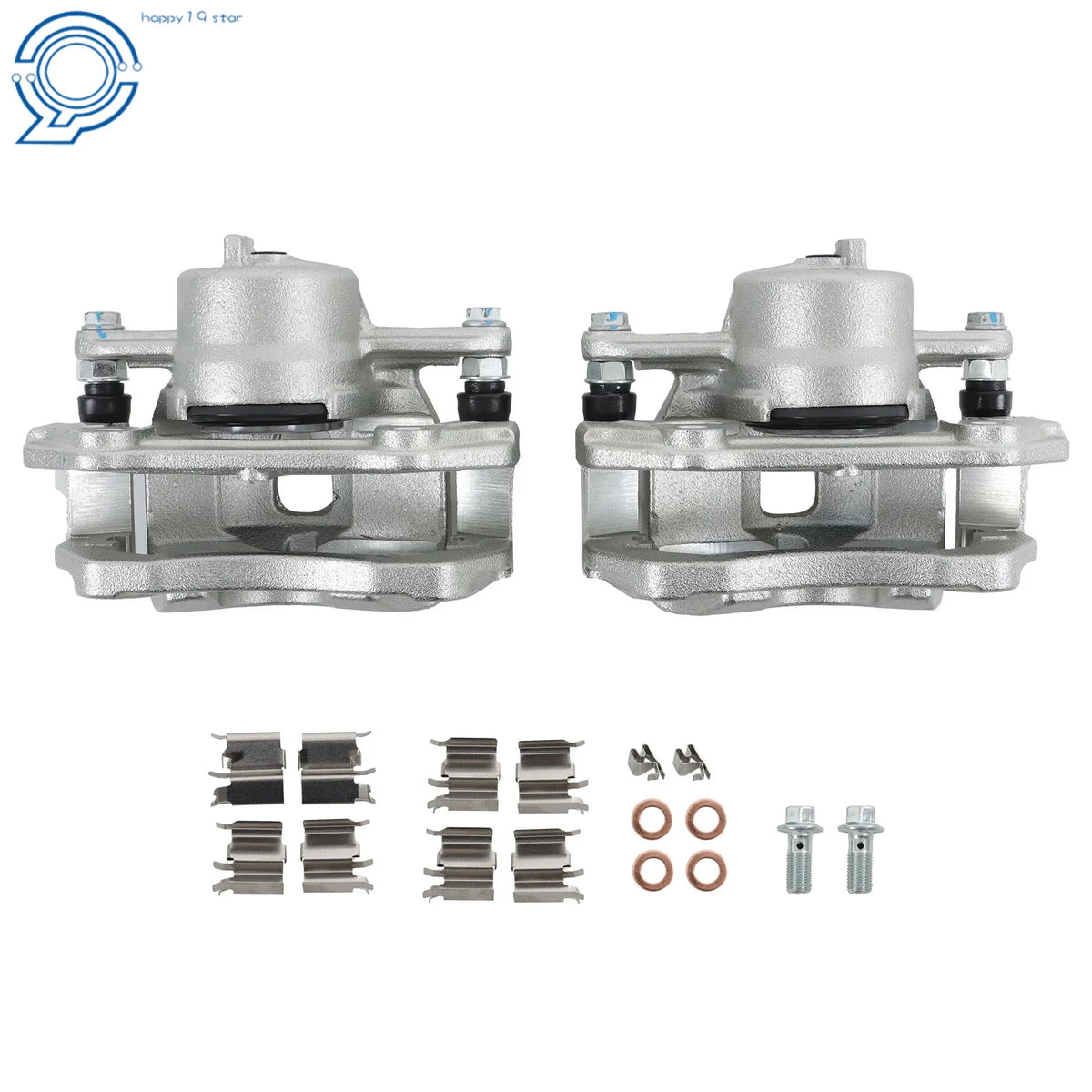 Front Left & Right Brake Calipers with Brackets for Suzuki Grand Vitara (2009–2013)