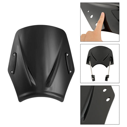 22mm / 7/8" Handlebar Motorcycle Windshield (Universal Application)