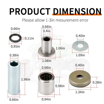 Front A-Arm Bushing Oil Seal Kit for Arctic Cat 400 DVX (2004-2008)