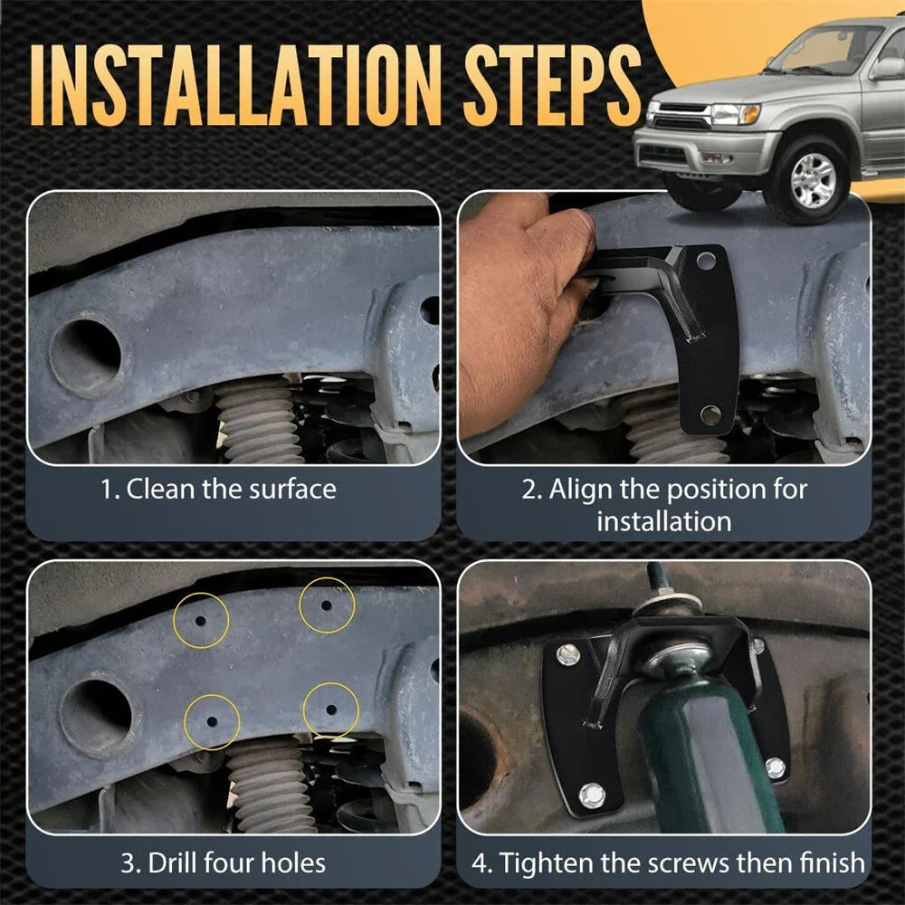 Rear Outboard Shock Mounts for 1996-2002 Toyota 4Runner