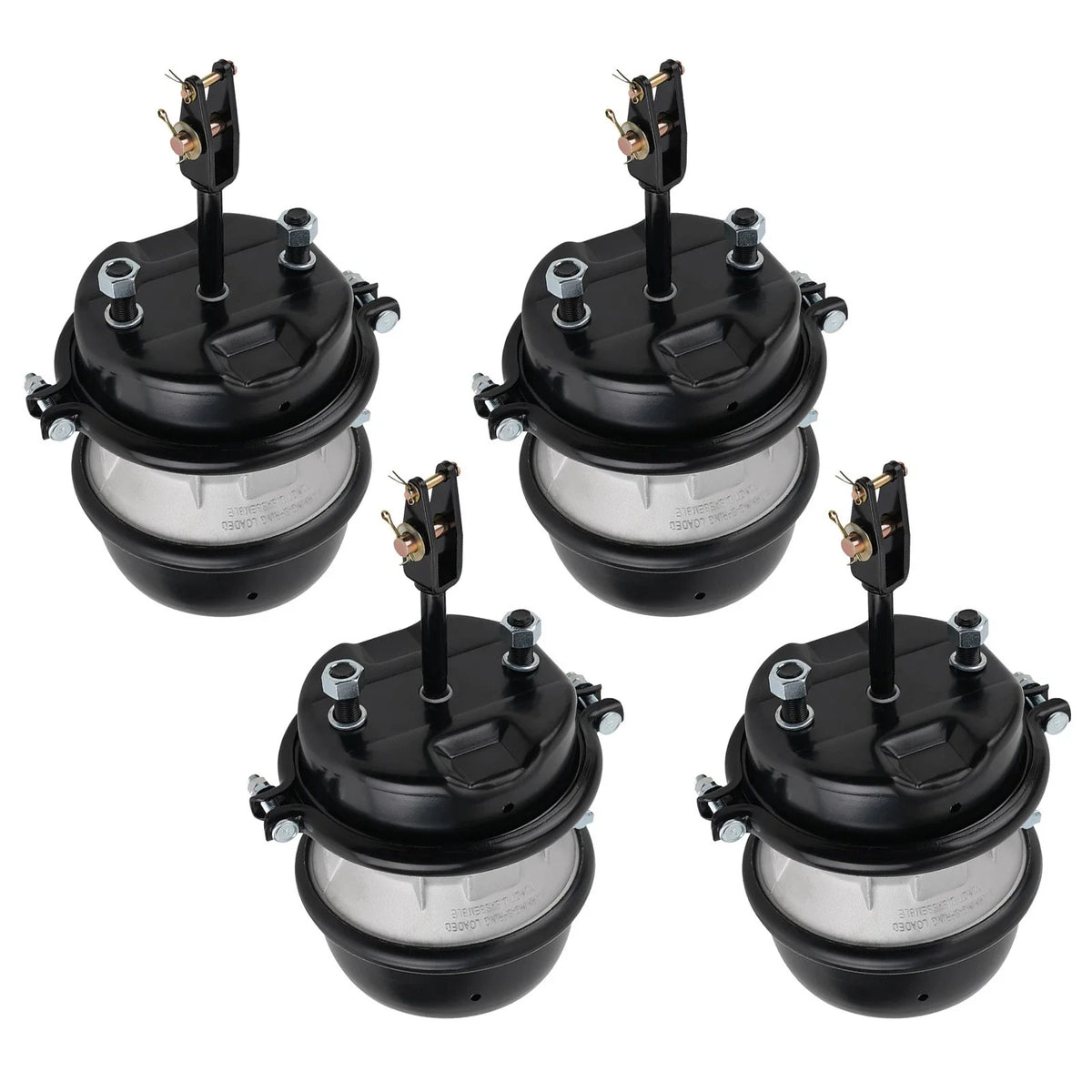 4x Type 3030 Air Brake Chamber 2.5" 64mm for (GTA-3030-WCR)