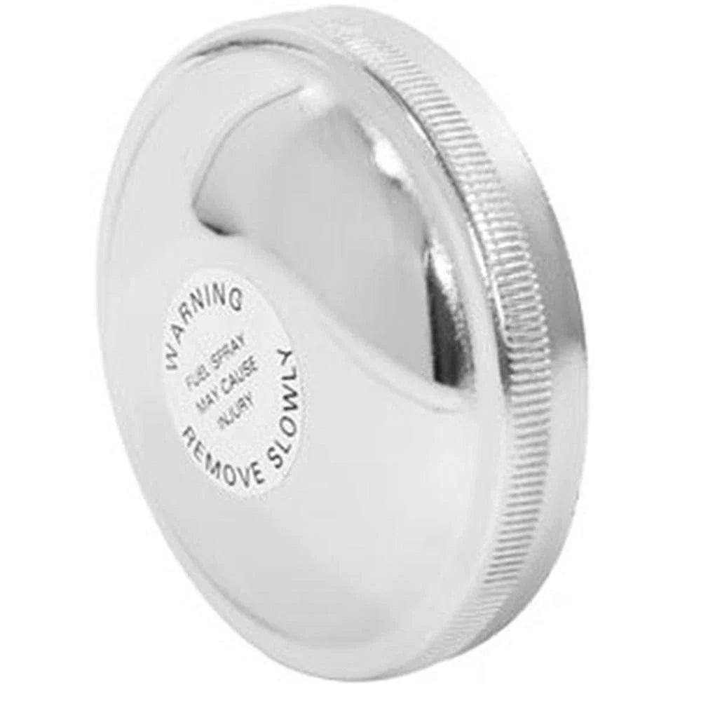 Silver Fuel Cap with Ridges for Ford