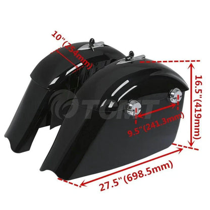 Hard Saddle Bag & Electronic Latch for Indian Chieftain 2014-2024