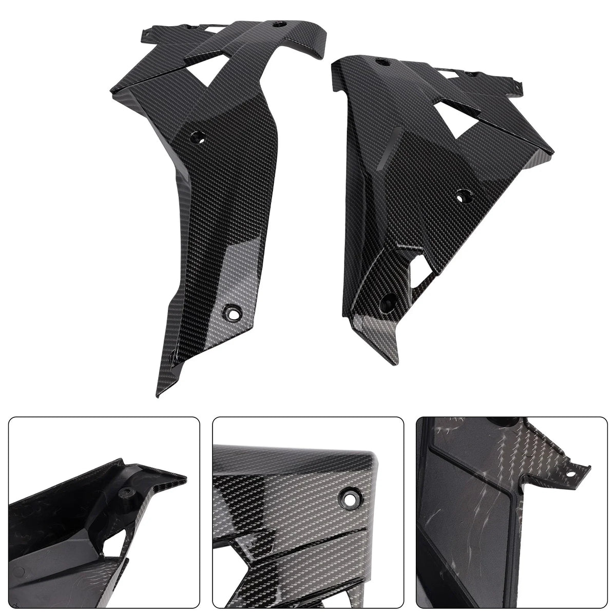 Engine Lower Belly Pan Guard - Carbon for Aprilia RS457 457 (2024-2025)
