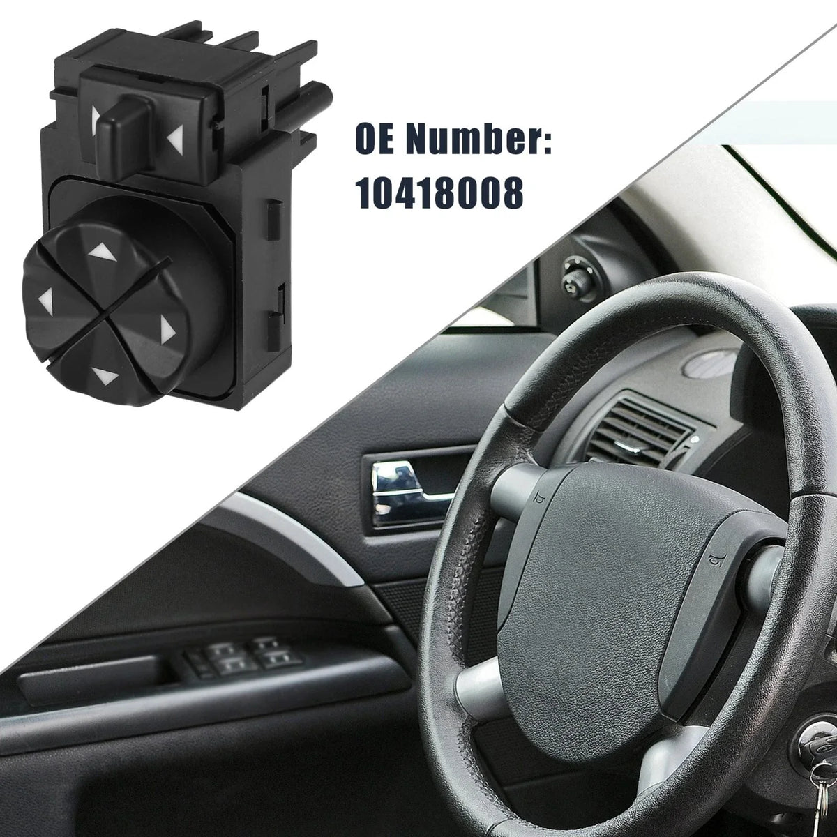 Power View Mirror Switch 10418008 for Buick Regal, Century (1997–2004)