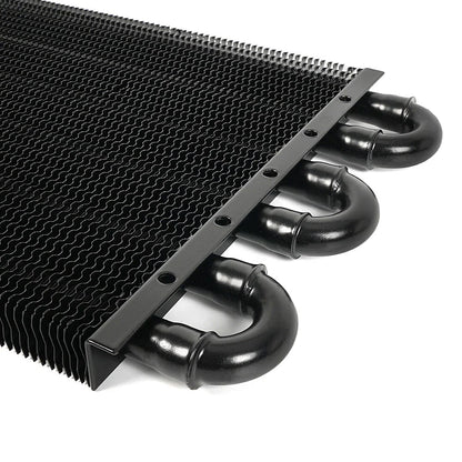 Remote Transmission Oil Cooler Kit - Universal Aluminum 6 Rows