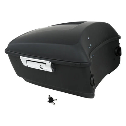 Matte Black Trunk Backrest Mount Rack for Harley Electra Glide (1997–2008)
