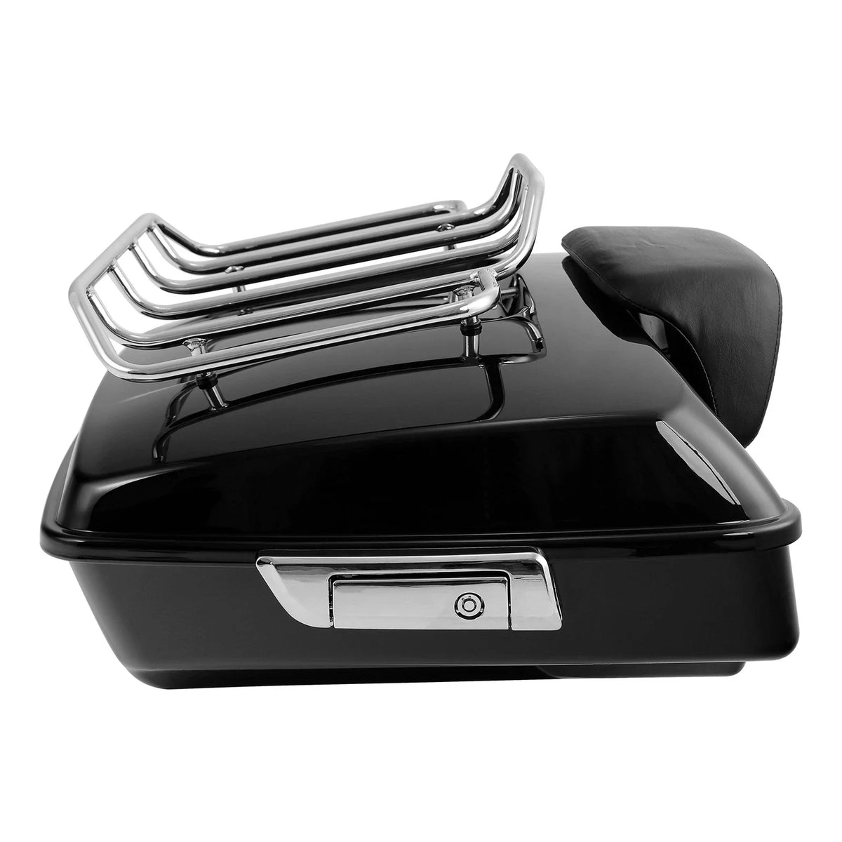Chopped Trunk Backrest Pad Mount Rack for Harley Touring Electra Glide (2014–2023)