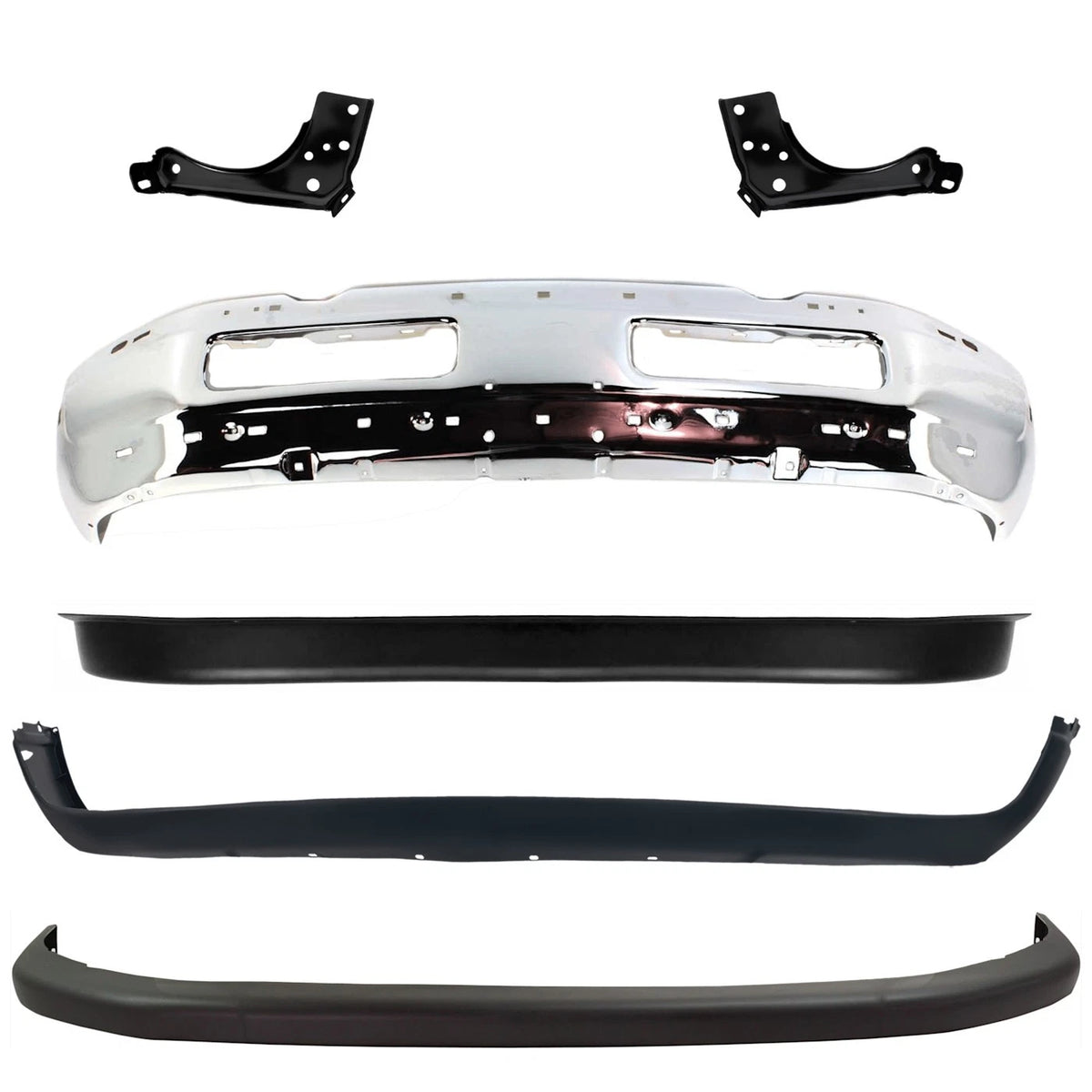 Front Bumper Face Bar for Dodge Ram 1500 2500 3500 (1997–2001)