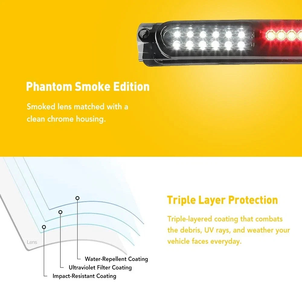 Third Stop Light Tail Lamp with 30 LEDs for Ford F-150 1997-2004