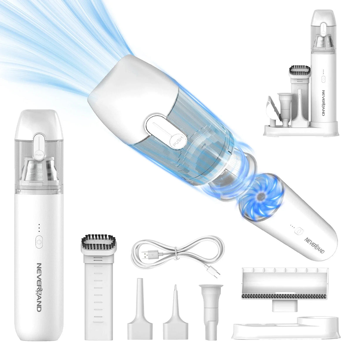 Handheld Vacuum Cleaner for Car & Home (80000 RPM)
