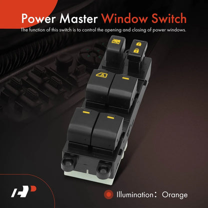 Power Window Switch for Nissan Versa Front Left (2010-2012)