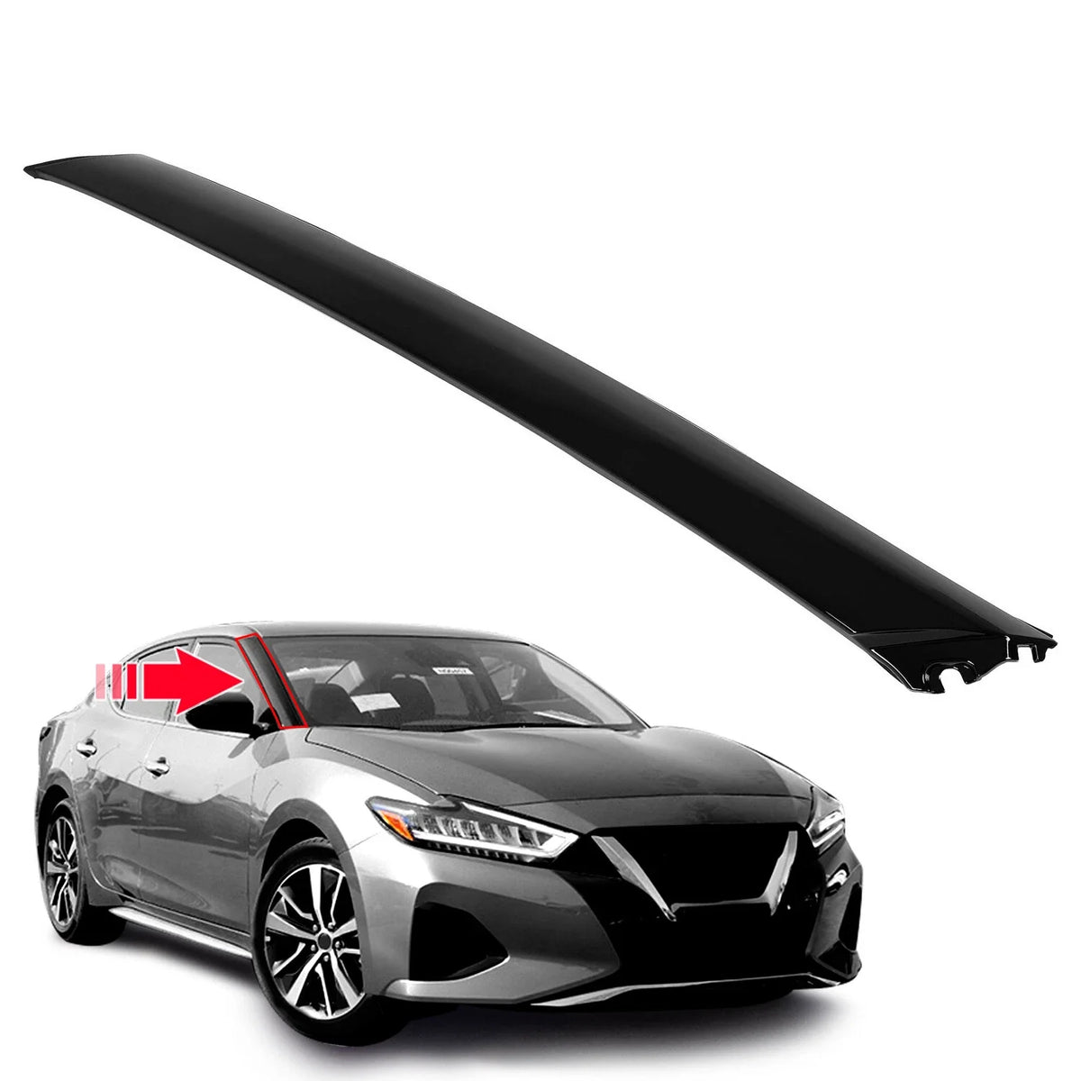 Right Front Body A Pillar Molding for Nissan Maxima 2016-2020