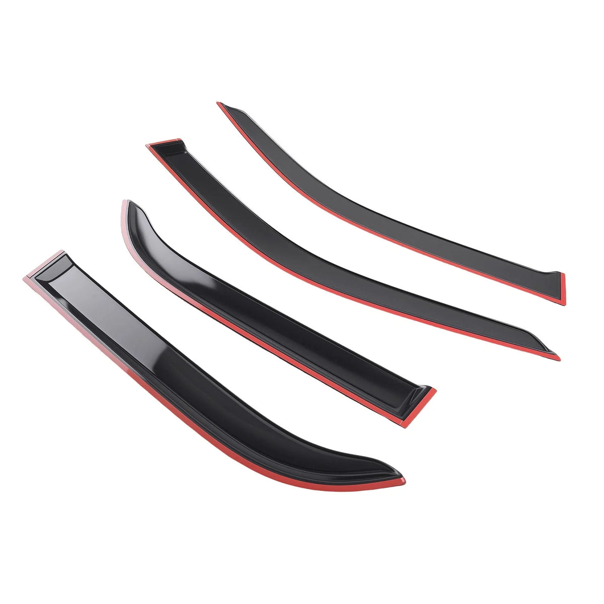Window Visor Rain Guards in Black for 1998-2002 Toyota Corolla