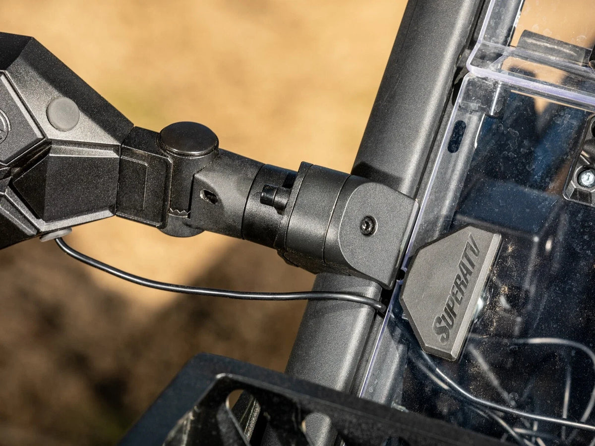 Lighted Side-View Mirrors for Polaris 1.75" (See Fitment)