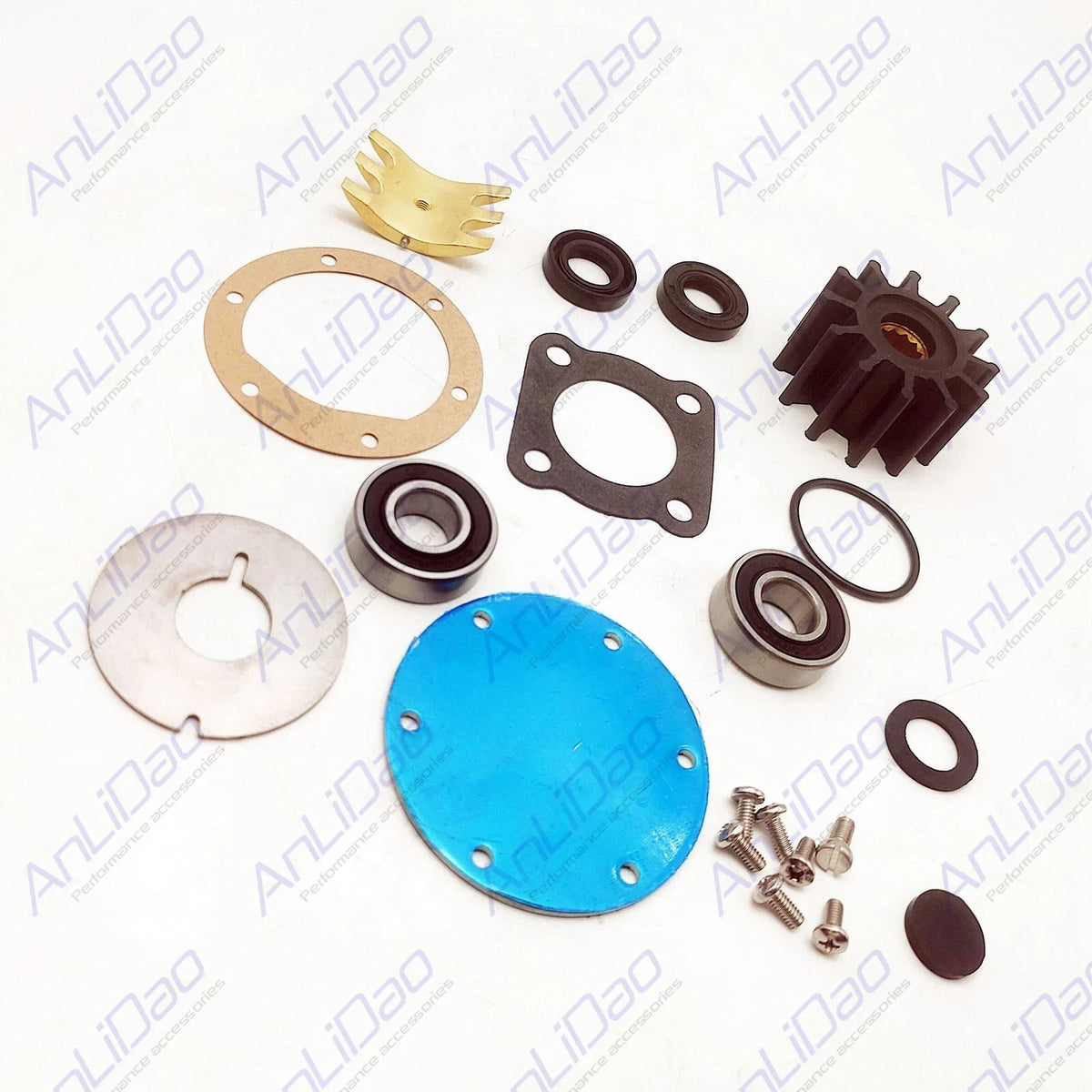 Jabsco Pump Impeller Gasket Seals Bearings Plates Repair Kit 5850-0001 for Jabsco