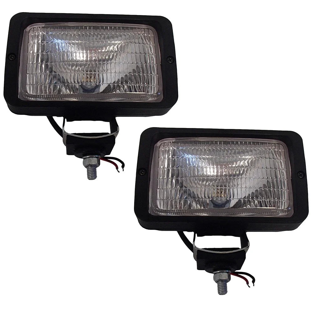 2X Halogen Flood Lamp Work Light for John Deere (24 Volt) AT152017