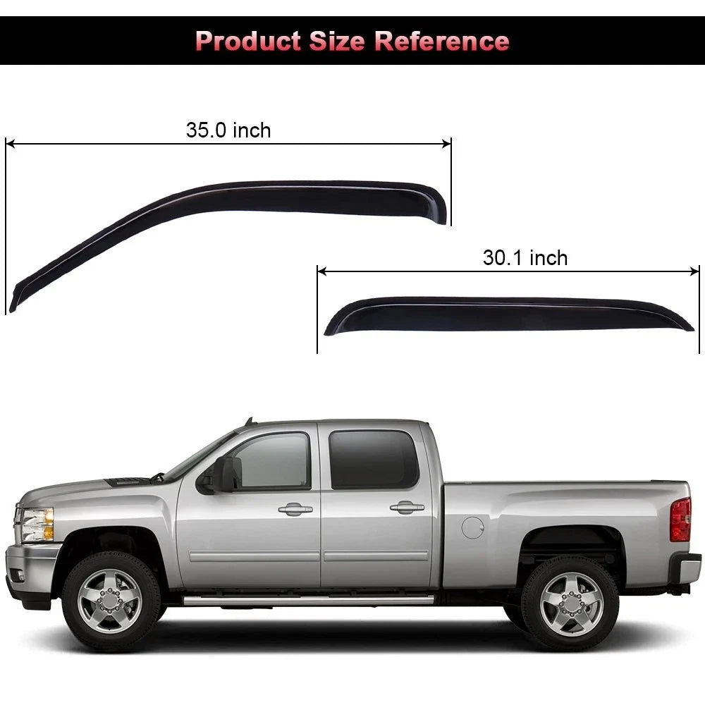 Deflector Window Visor Rain Guard for Silverado/Sierra 2000-2007