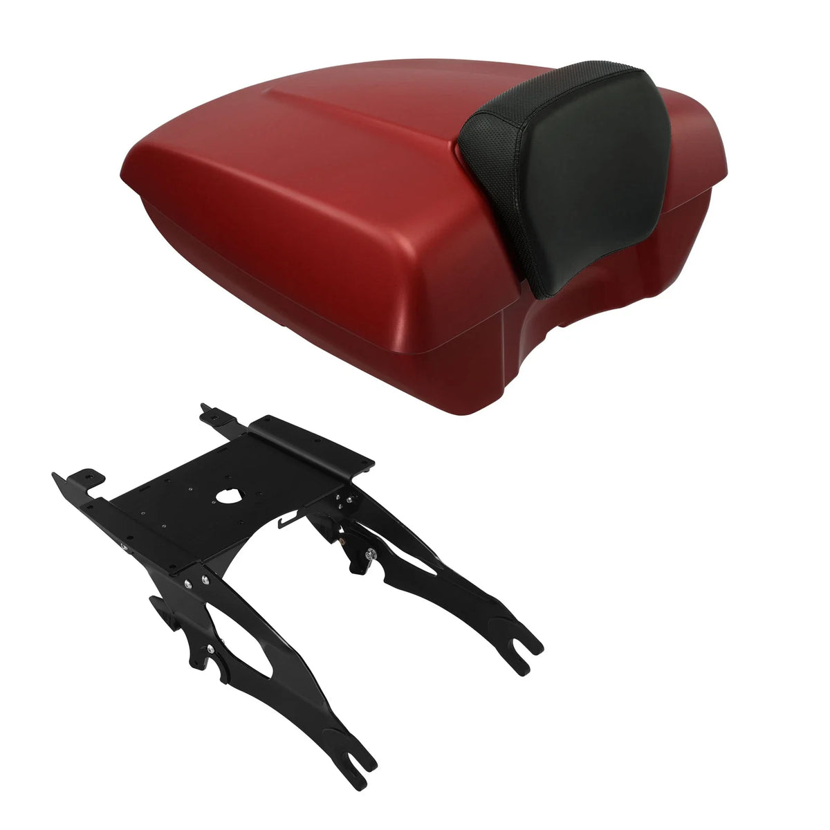 Ruby Smoke Low Profile Trunk Backrest Mount for Indian Roadmaster 2014-2023