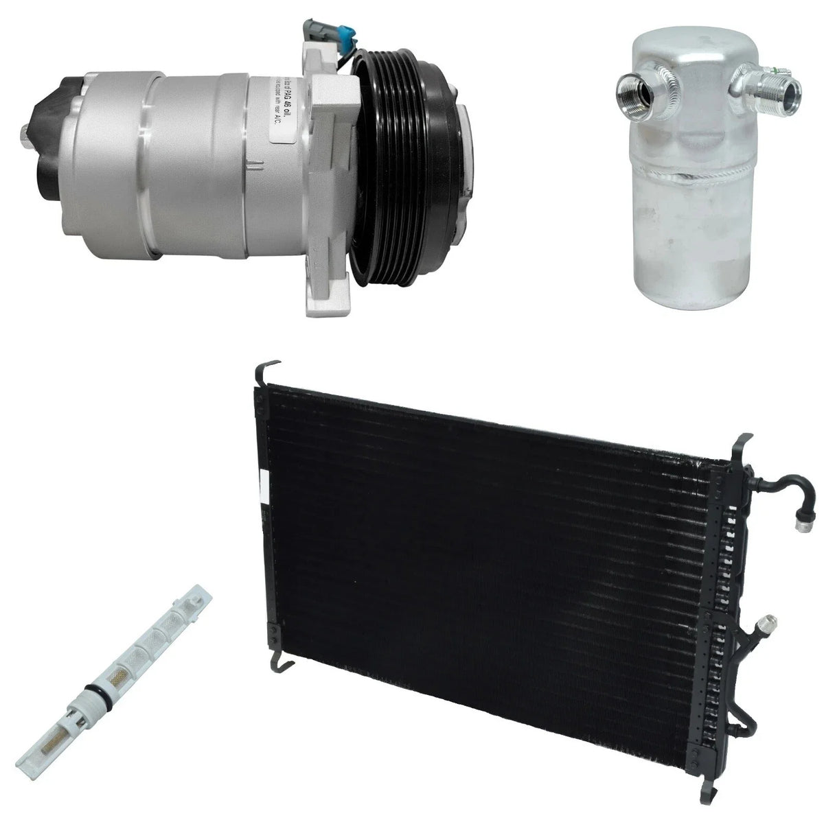 A/C Compressor Kit with Condenser for Oldsmobile Cutlass Cruiser 3.8L (1993–1996)