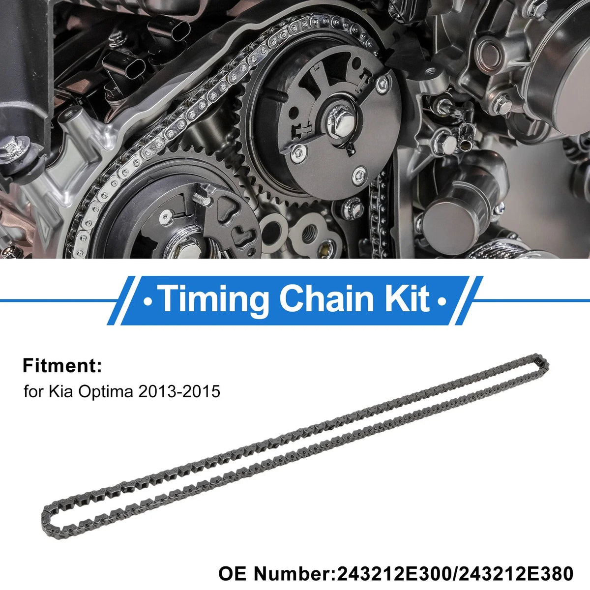 Timing Chain Kit for Kia Optima (2013–2015) No. 243212E300/243212E380