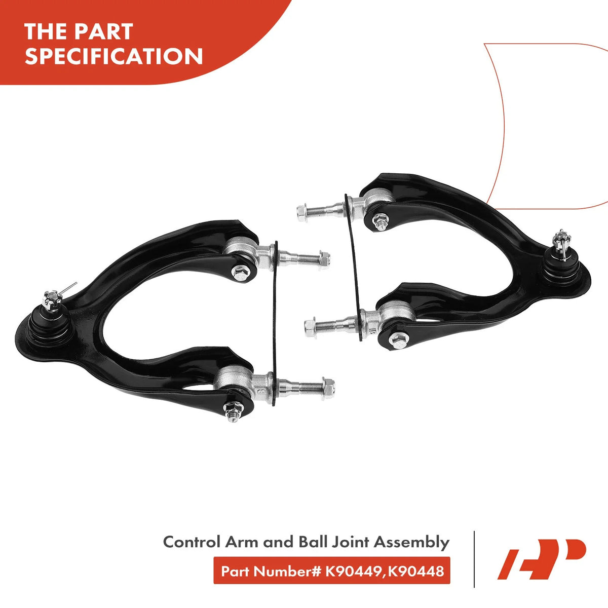 Upper Control Arms with Ball Joints 6X for Honda Civic Acura Front