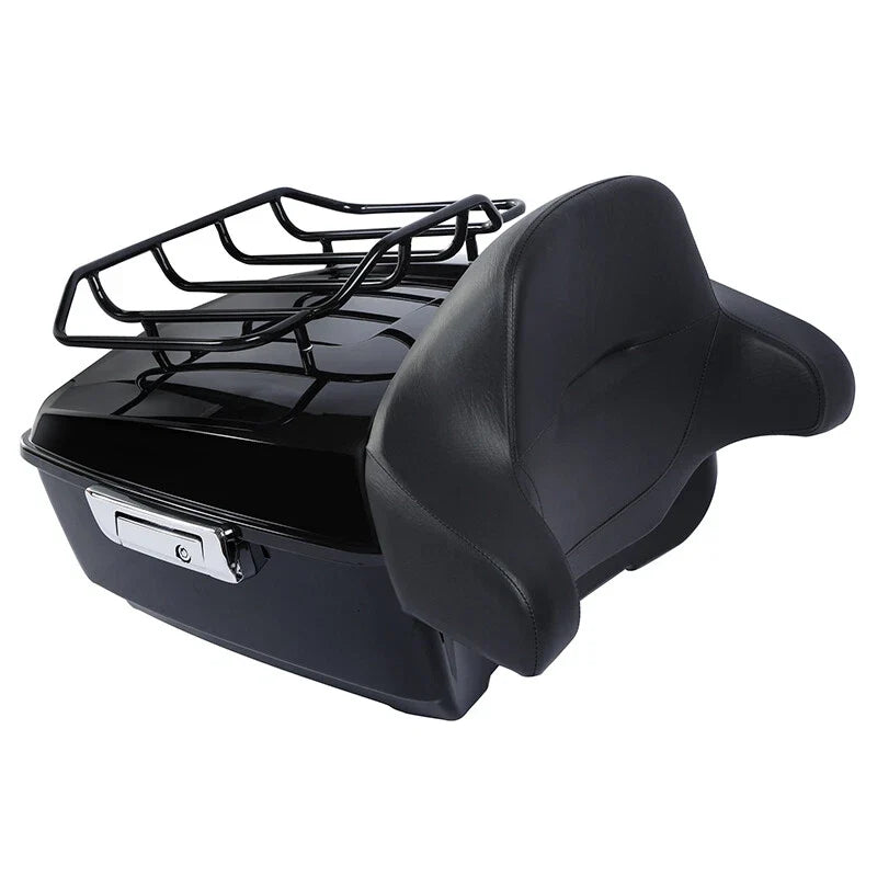 Trunk Backrest Pad Rack Mount for Harley Touring (2009-2013)