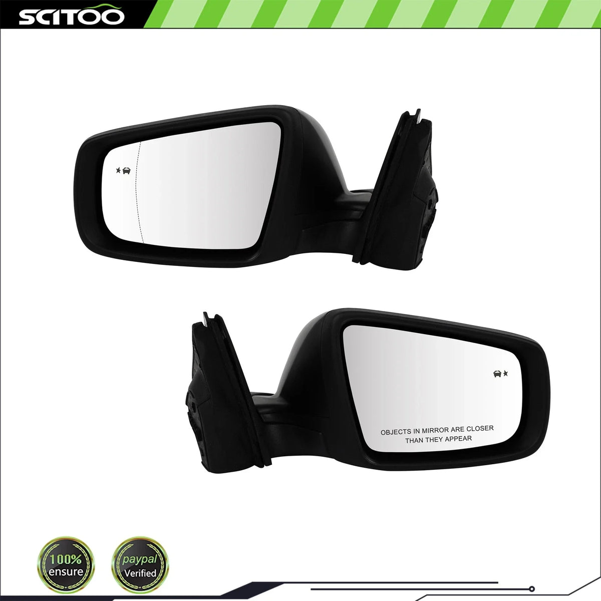 Object Sensor Side Mirrors for Buick LaCrosse (2010–2012) - Pair, PTM