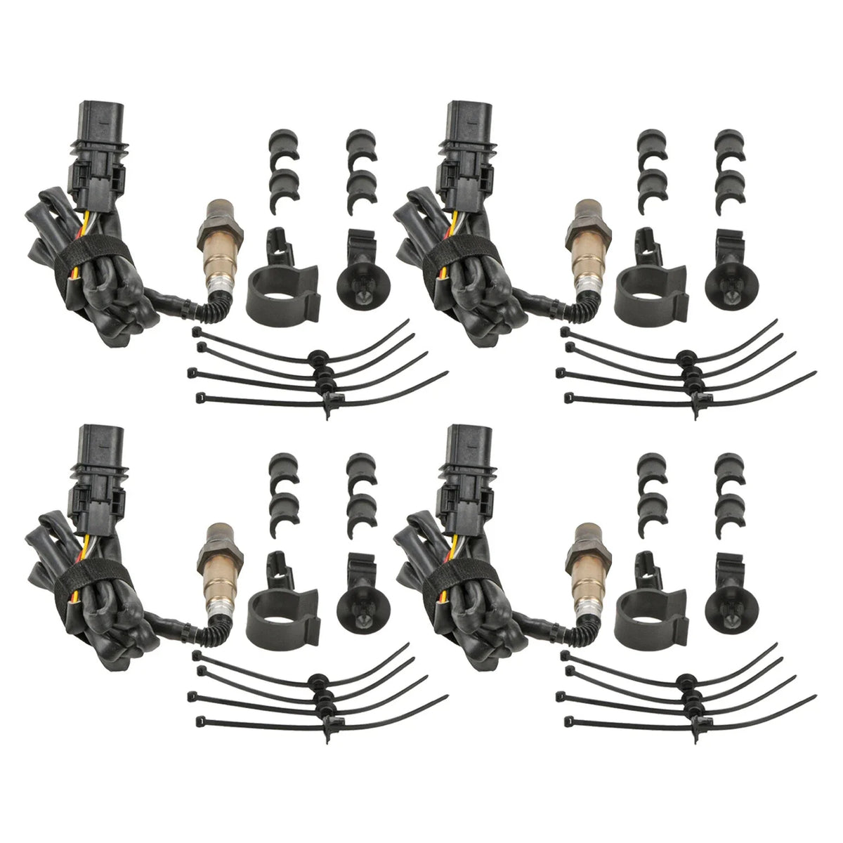 Set of 4 Bosch Upstream Oxygen Sensors for Audi A8 Quattro (2007)