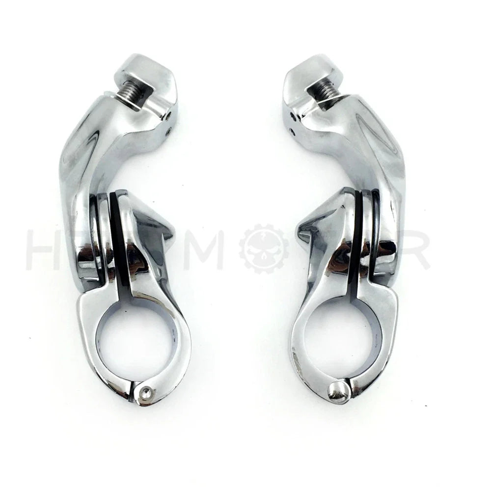 2.5" Short Angled Adjustable Foot Peg Mounting Kit for Kawasaki