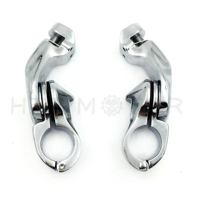 2.5" Short Angled Adjustable Foot Peg Mounting Kit for Kawasaki