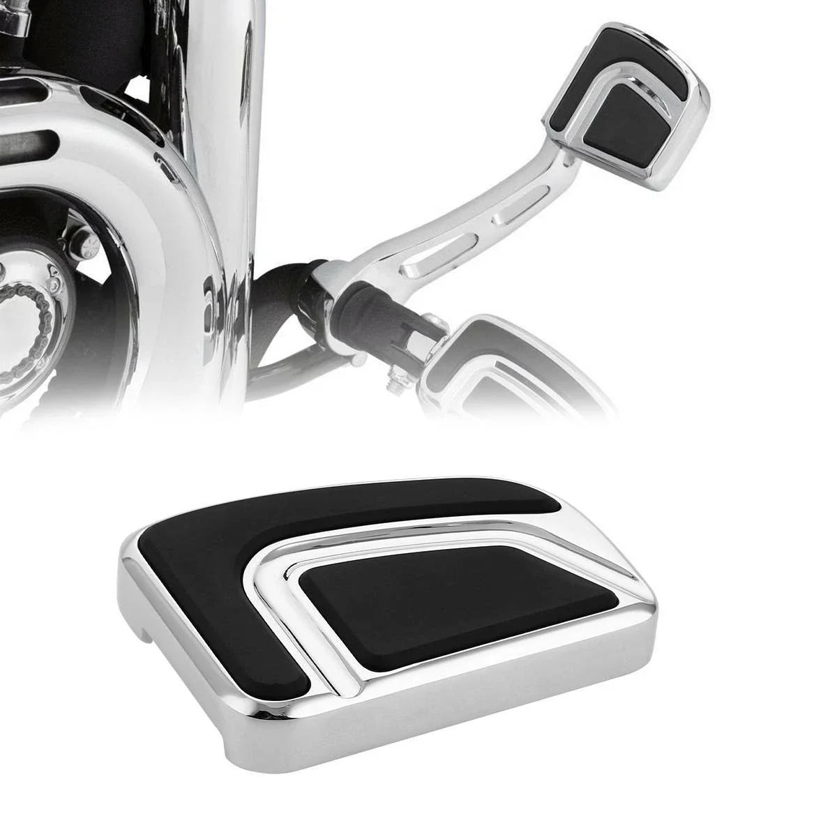 Chrome Large Brake Pedal for Harley Touring Models 1995–2022