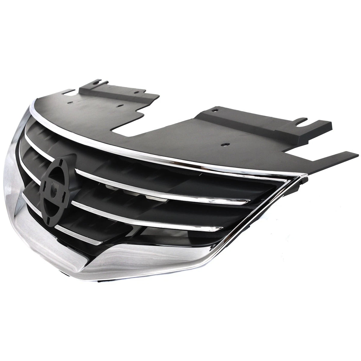 Grille Assembly for Nissan Altima Sedan (2010–2012) Chrome Shell Black Insert