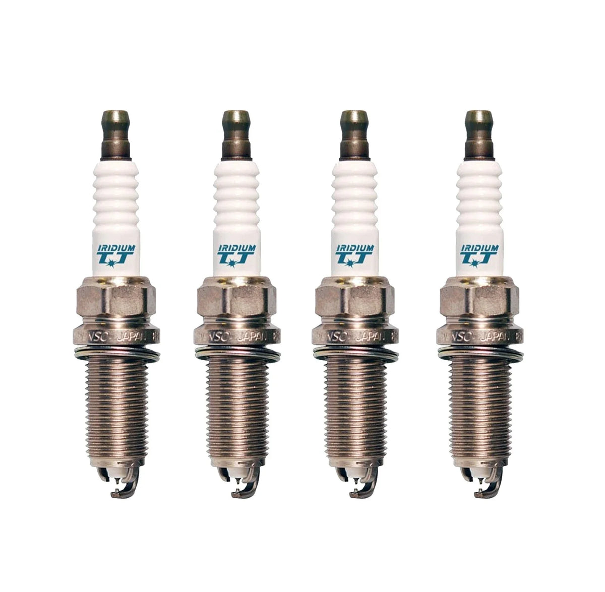 Set of 4 Denso Iridium TT Spark Plugs (Gap 0.040) for