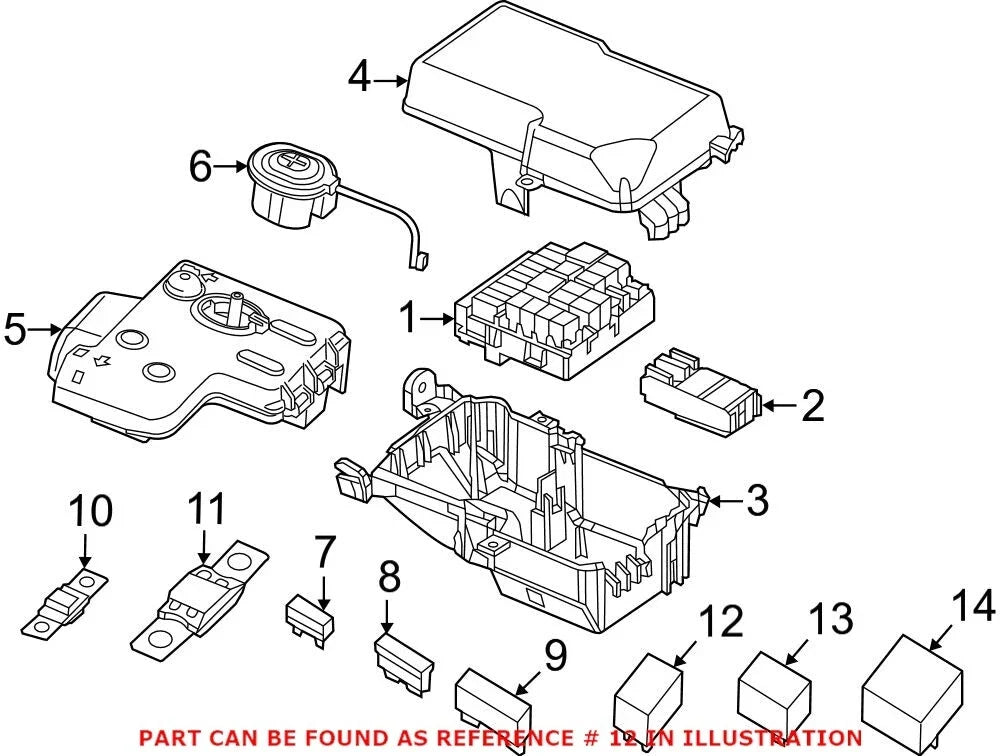 Power Relay for Fiat 500, Dodge Dart (2012–2016)