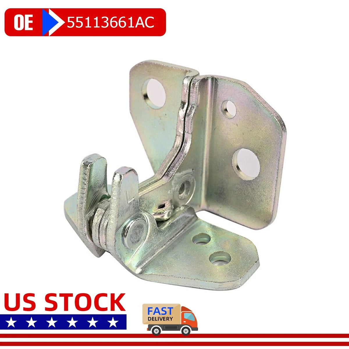 Front Upper Left Door Hinge for Dodge Durango, Grand Cherokee (2013–2021)