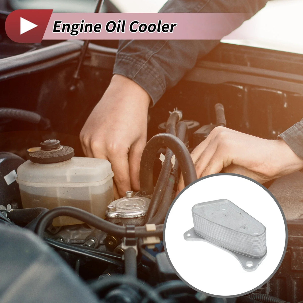 Engine Oil Cooler for Buick Encore (2016–2019, 2021) No. 12678774