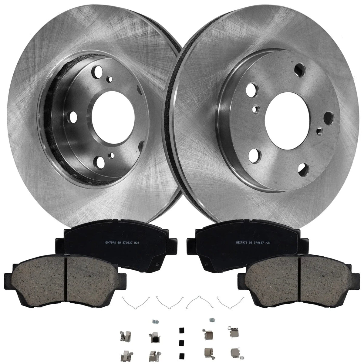 Front Brake Pad and Disc Set for Toyota Camry 2000-2001