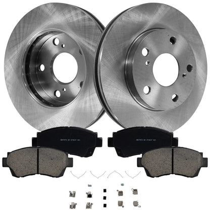 Front Brake Pad and Disc Set for Toyota Camry 2000-2001