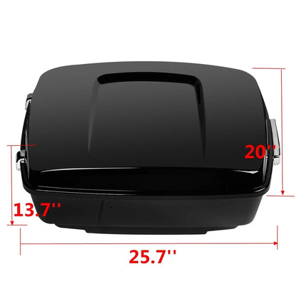 2X King Trunk Mount Rack for Harley Street Road Glide (2014–Present)