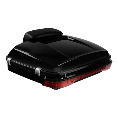 Chopped Trunk Backrest Pad Tail Light for Harley Electra Glide (2014–2025)