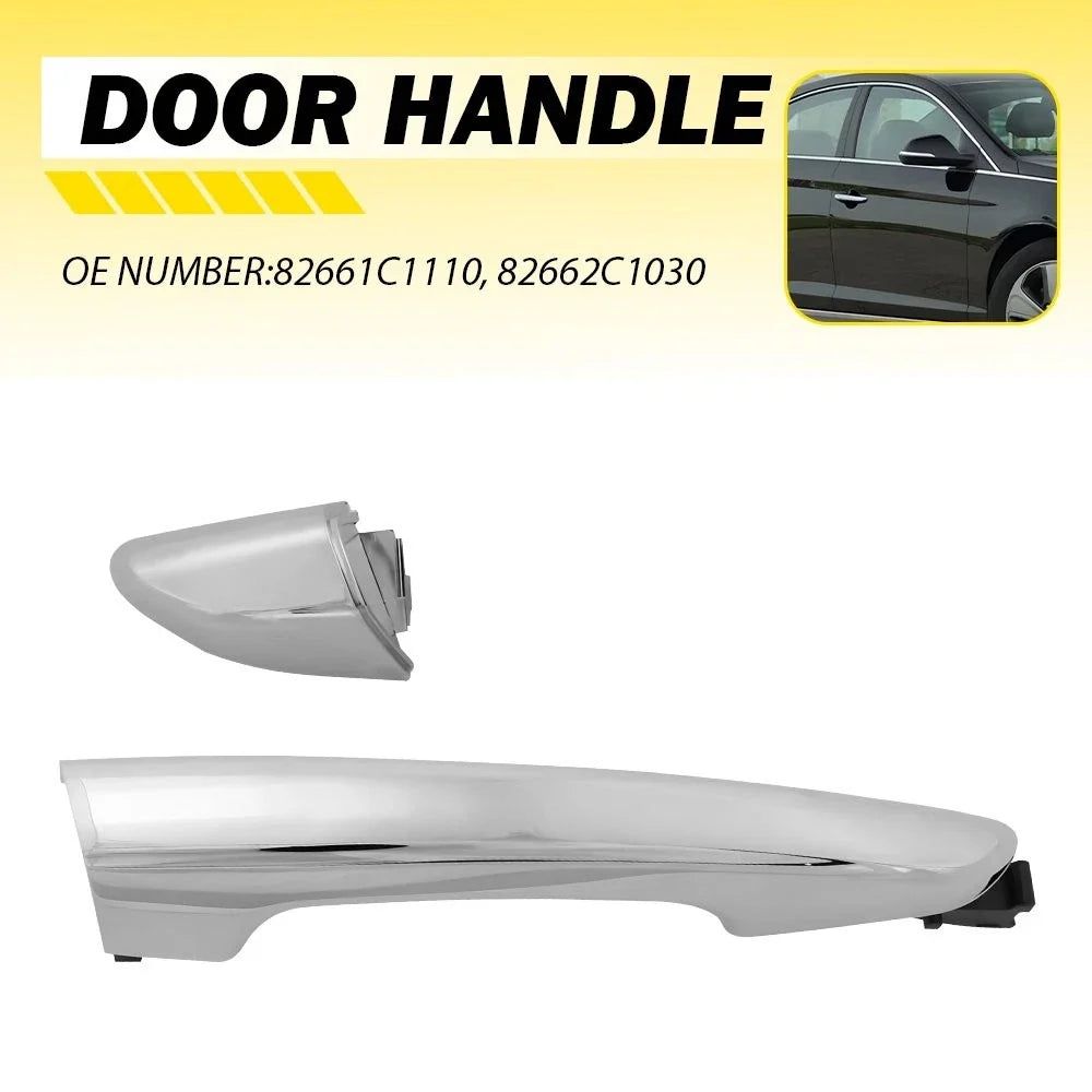 Chrome Outside Door Handle for Front Right Hyundai Sonata 2015-2019